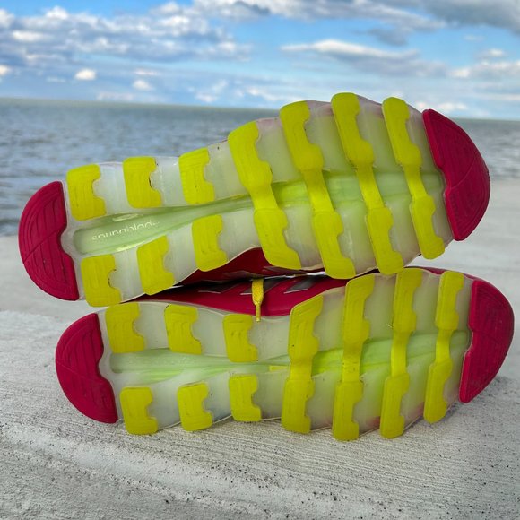 Adidas Springblade Running Shoe Razor Berry & Lime Women's Size 7 Rare M20248 - Picture 7 of 10
